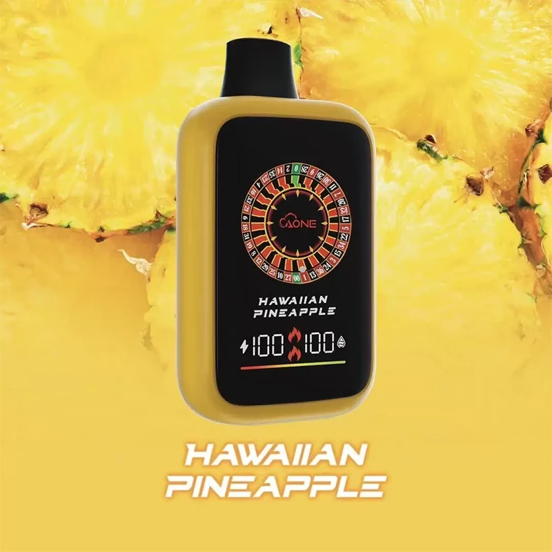 AONE VAPE CasinoX 16000口一次性電子煙 (Hawaiian Pineapple)夏威夷鳳梨 口味