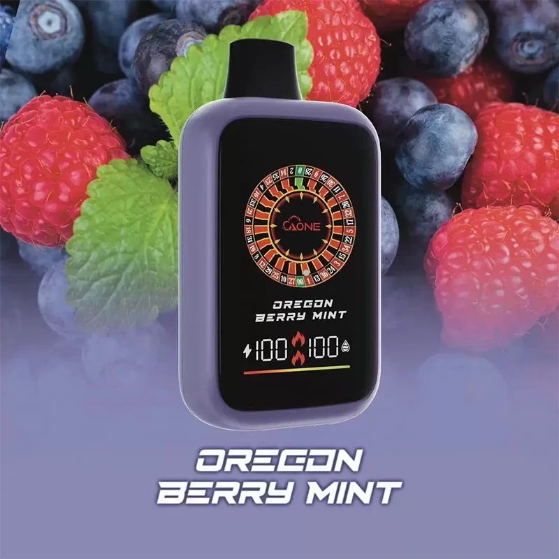 AONE VAPE CasinoX 16000口一次性電子煙 (Oregon Berry Mint)莓果薄荷 口味