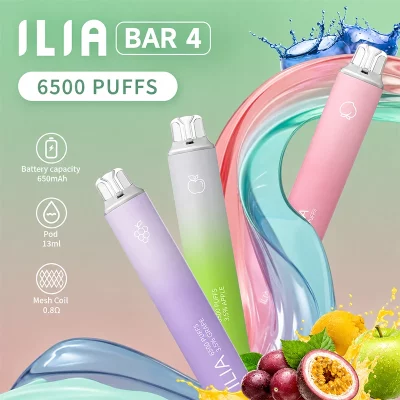 ILIA BAR4 6500 一次性電子煙 哩亞拋棄式電子煙線上購買