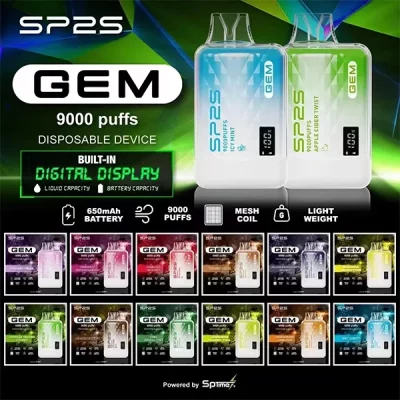 SP2S GEM 9000口一次性電子煙