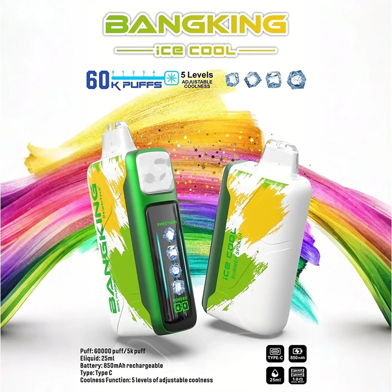 一次性電子煙 Bang King Ice Cool 60000口 夏日飛濺 口味
