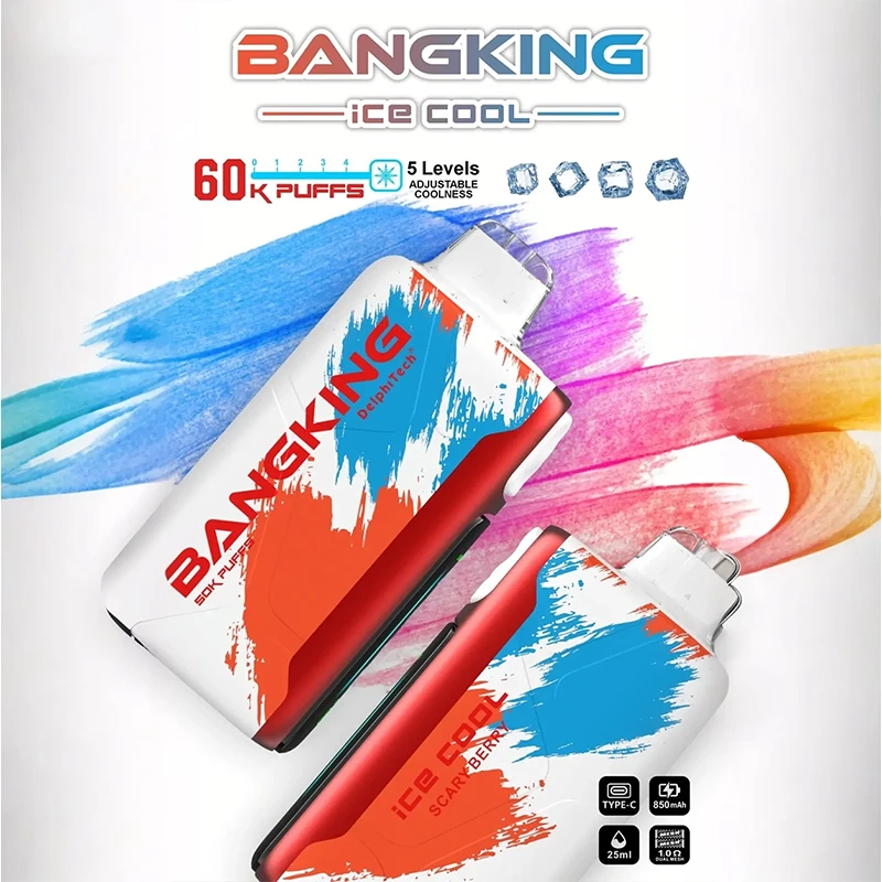 一次性電子煙 Bang King Ice Cool 60000口 恐怖漿果 口味