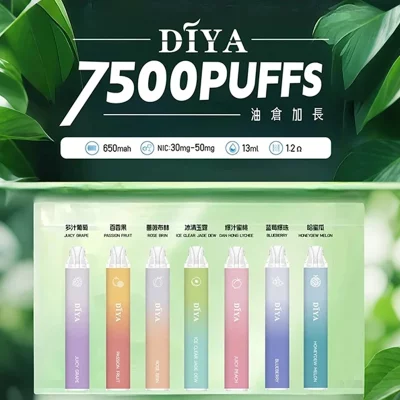 叮啞DIYA 7500口一次性電子煙